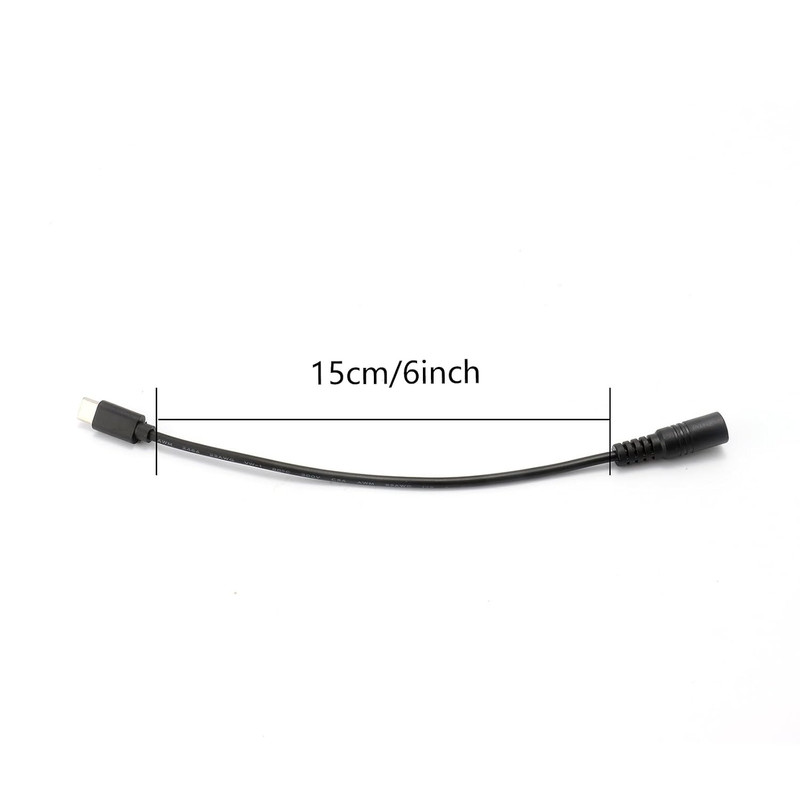 2Pcs DC 5.5Mm X 2.5Mm to USB C Power Cord 5V 5A Power Charging Cord Extension Ca gallery
