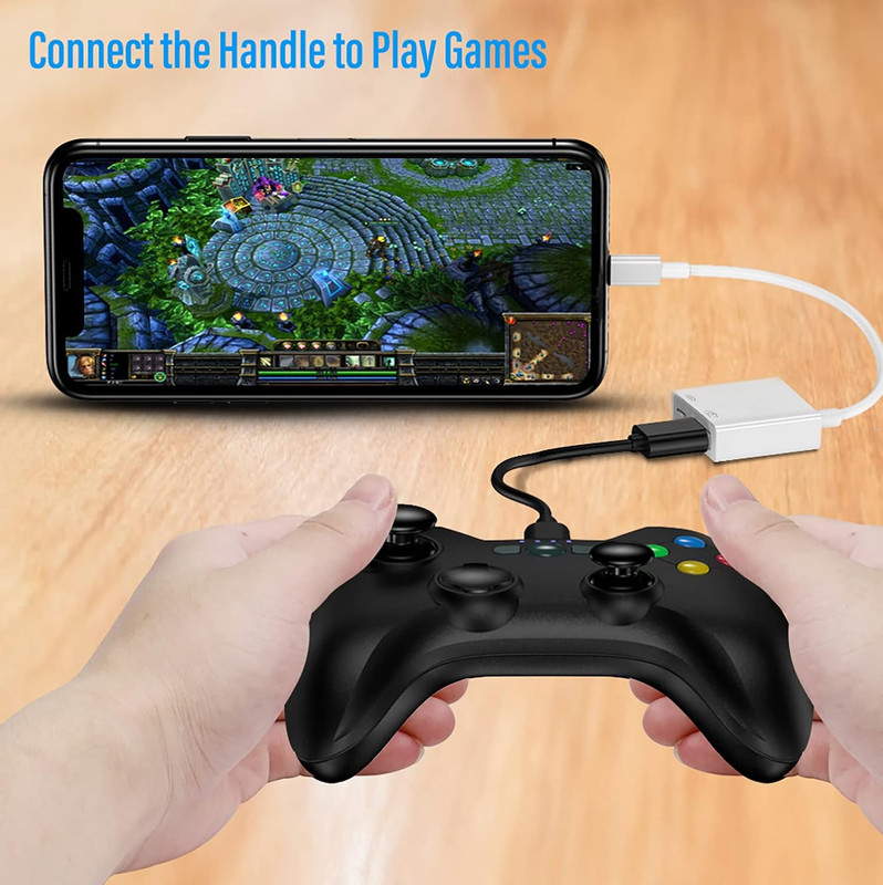 Lightning to USB Camera Adapter with Charging Port, Apple Mfi Certified OTG D... gallery