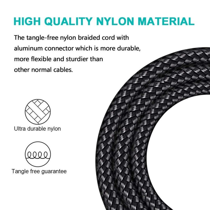 Mini USB Cable Braided 6Ft Type a Male to Mini B Cable Data Charging Cord for Go gallery