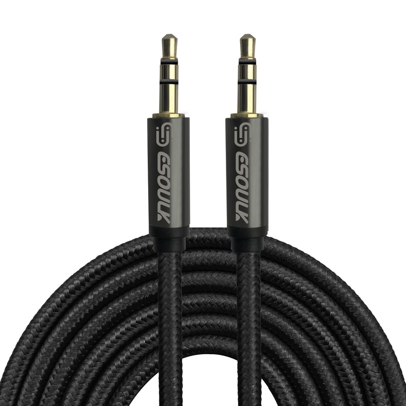 New 10 Ft 3.5mm Music Cable - iPod to Car Stereo AUX / Auxillary Wire Cord BLACK gallery
