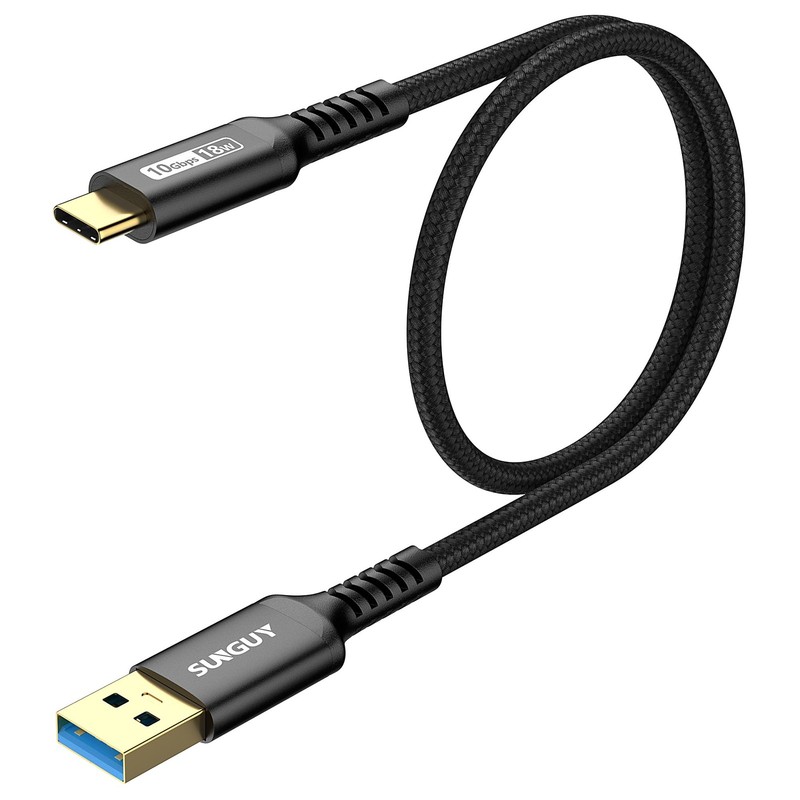 10Gbps Android Auto USB C Cable 1.5FT 3A USB 3.1 Gen 2 Fast Charging