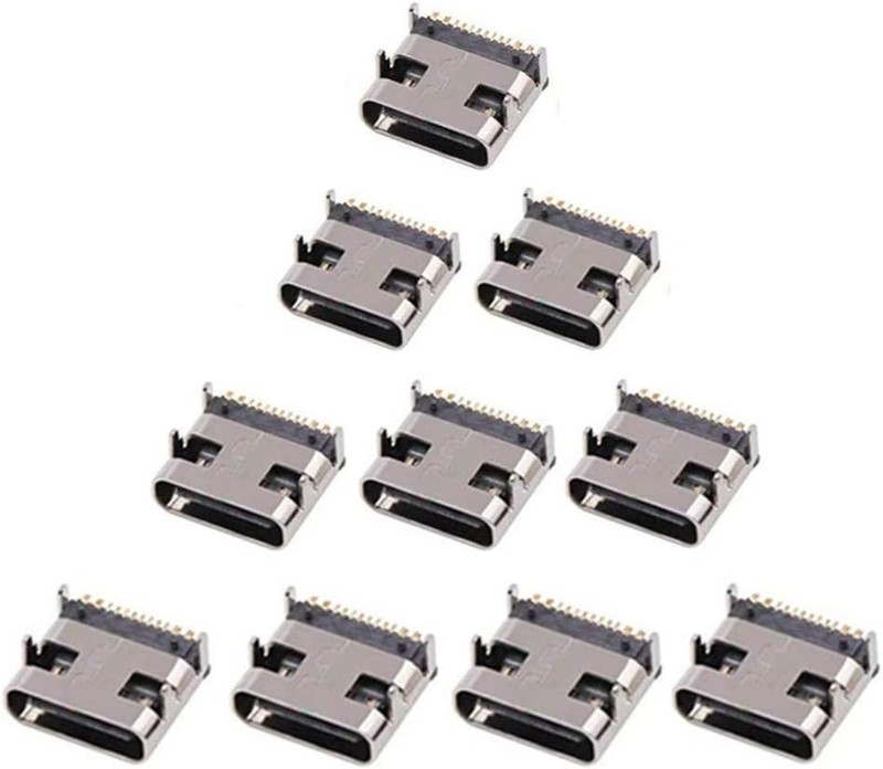 USB 3.1 Type C Female Jack Socket Connector 16Pin PCB Replacement 10 Pack gallery
