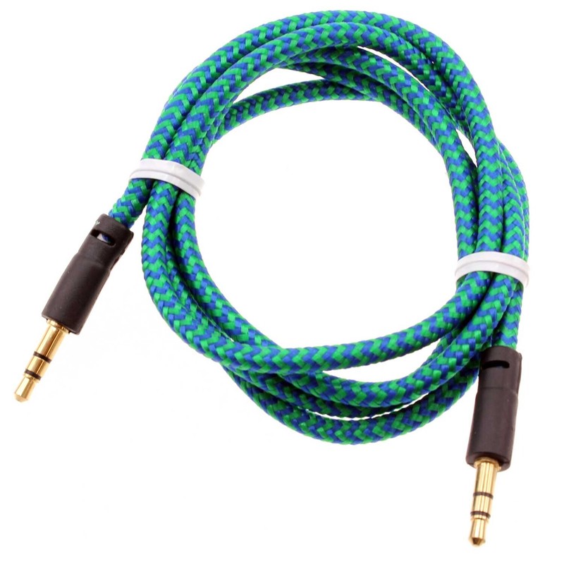 3.5mm Aux Cable Adapter Car Stereo Aux-in Audio Cord Speaker for Smartphones