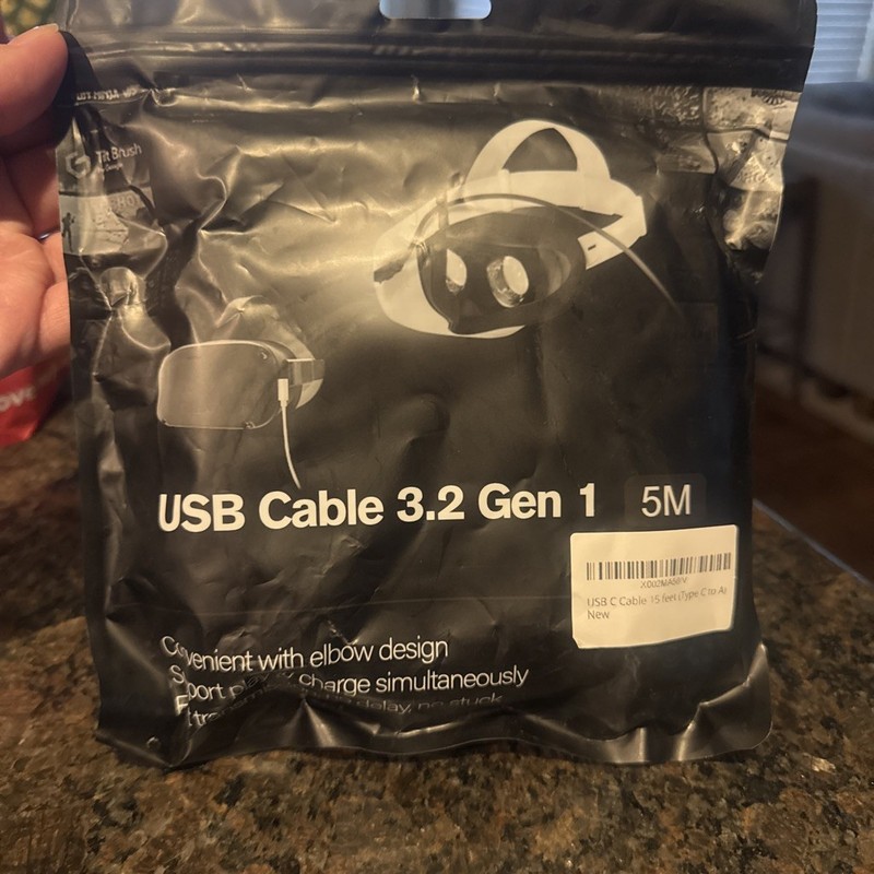 USB 3.2 Gen1 Cable 5M Link Cable For Oculus Quest USB A to USB C