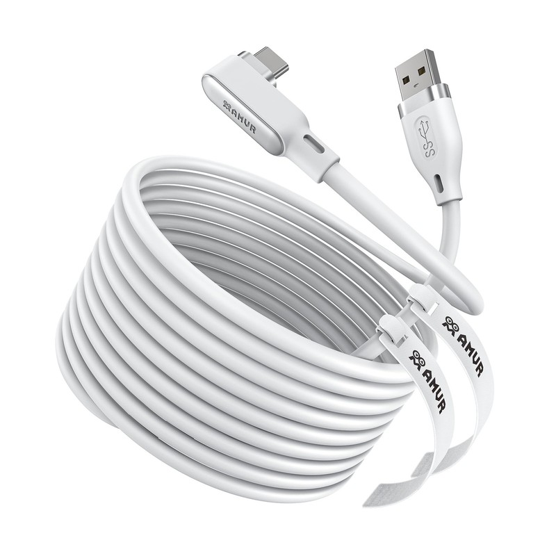 AMVR 16FT5M Link Cable Compatible with Meta Quest 3/3s/2/Pro & Pico 4 Series …
