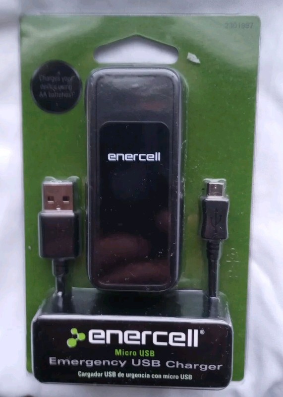 Enercell Micro USB Emergency USB Charger New In Package gallery
