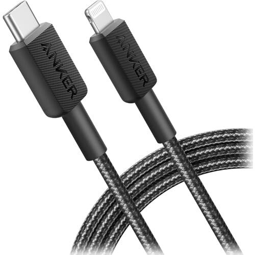 Anker 322 USB-C to Lightning Cable Braided MFi Certified iPhone 6 feet