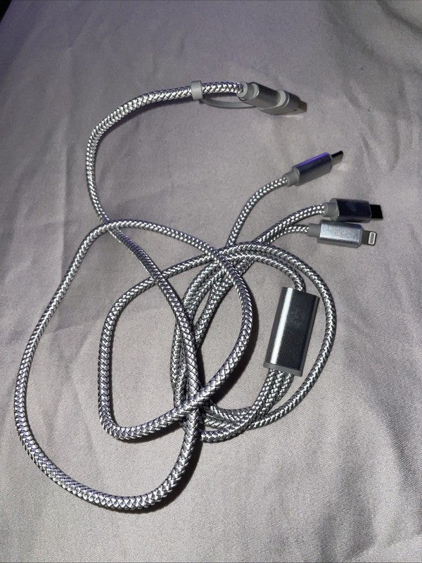 Mobile Phone Charging Cable Type C iPhone/Android micro 3 In 1 Combination gallery