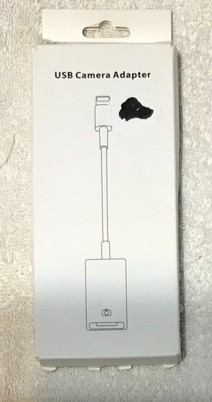 USB Camera Adapter White For iPhone iPad Photo Transfer Connector New