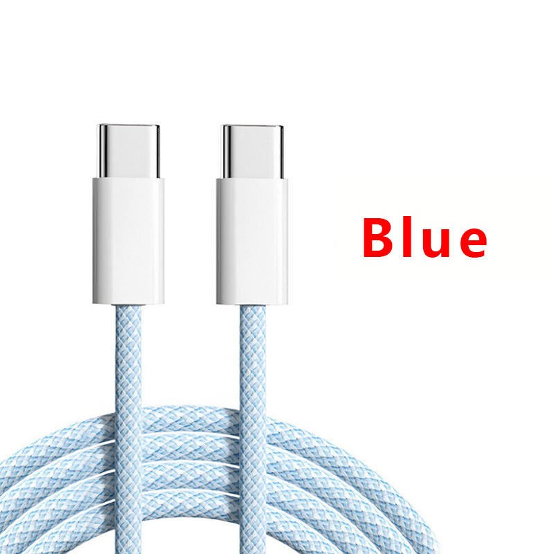 For iPhone 16 Pro Max USB-C to USB-C Cable Fast Charger lot Type C Charging Cord