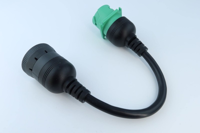 Gray 9Pin Type1 J1939 Port to New Green 9pin Type2 J1939 Port Cable Turn 9p T... gallery