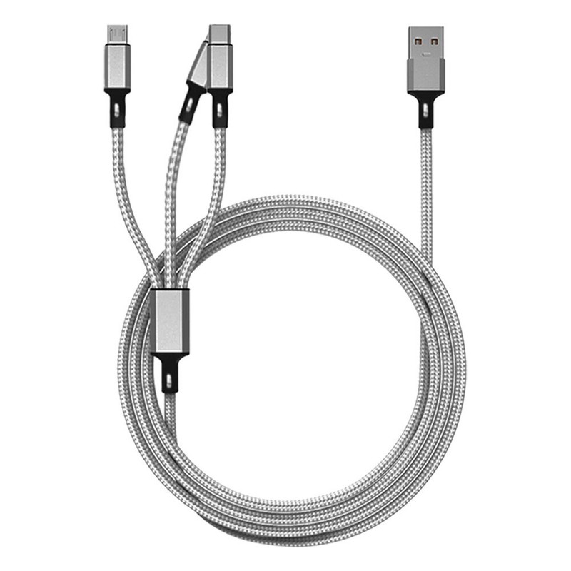 B2G1 FREE Multi Charging Cable, 1m Multi Charger Cord USB 3in1 Charging Adapter gallery