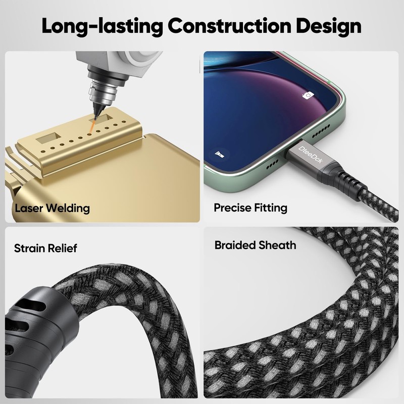 USB C Monitor Cable 6Ft, 4K@144Hz Video Display/20Gbps Data Transfer/100W Fast gallery
