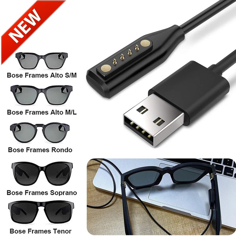 New Charger Cable For Bose Frames Audio Sunglasses USB Magnetic Charging Cord US
