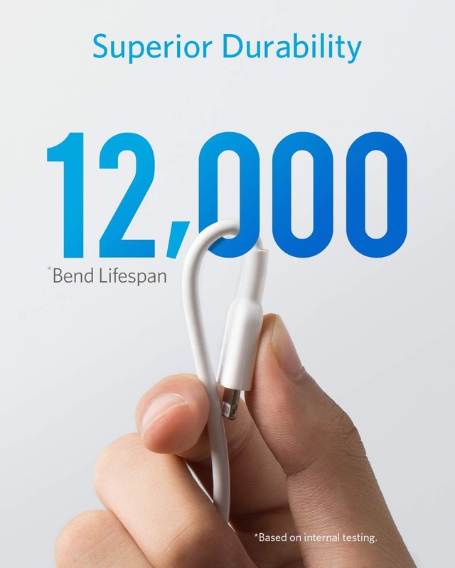 Anker PowerLine II Lightning Cable 6FT MFi-Certified - Brand New, Free Shipping gallery
