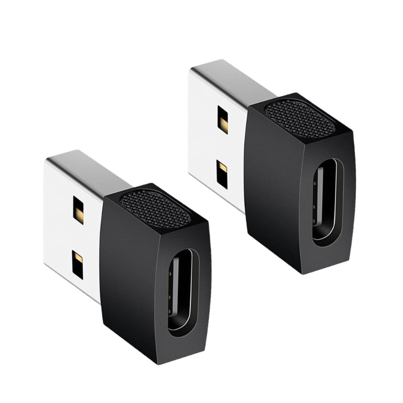 1pair USB C Female to USB Male Adapter for Fast Charging &Data Transfer OTG