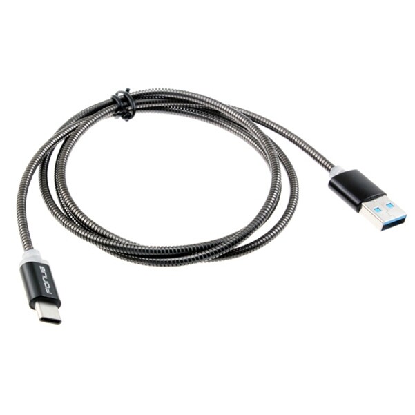 For T-Mobile REVVL 6 6x Pro - 3ft Metal USB Cable Type-C Charger Cord Power Wire gallery