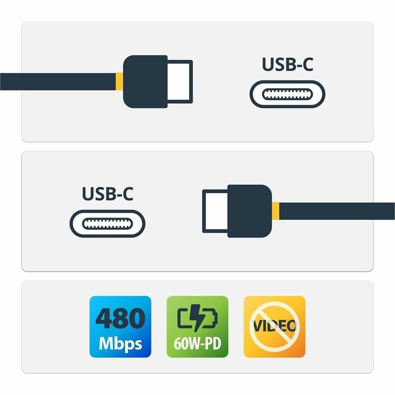 StarTech 3ft [1m] USB C Charging Cable (r2ccc1musbcable) gallery