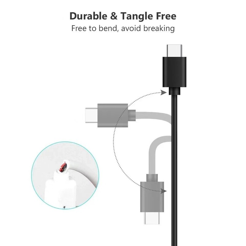 6FT OEM Type USB-C to USB-A Fast Charge Cable Cord Quick Charger Charging Sync gallery