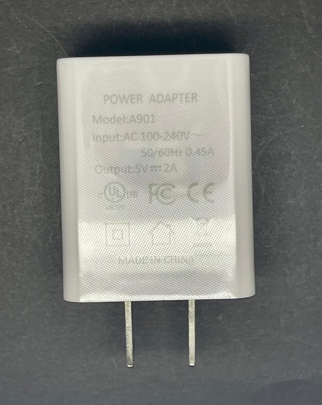 Phone charger USB power adapter 100 - 240V White Model A901 WALL CHARGER gallery