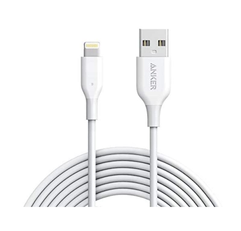 Anker PowerLine Lightning Cable (10ft) MFI Certified for iPhone 11 X 8 7 6 Plus