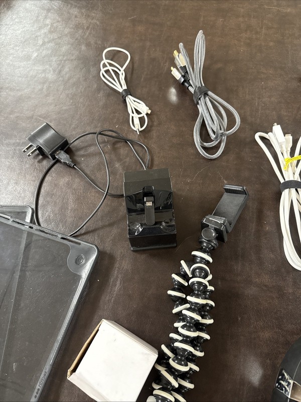 Tech Electronics Lot Keyboard Headset Cables Chargers Adapters Accessories As-Is gallery