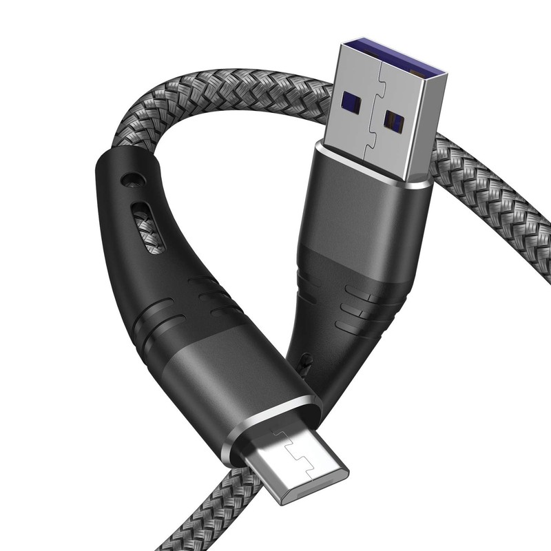2 Pack 10ft Micro USB Cable Android Phone Charger Extra Long Charging Cord