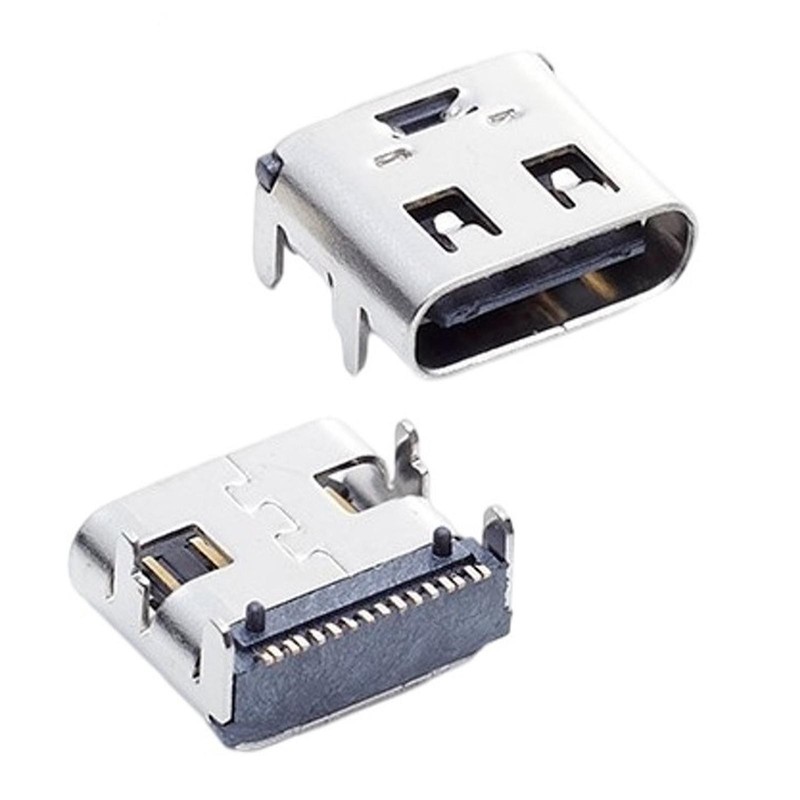100Pcs 16Pin USB 3.1 Type-C Female Mobile Connector Cellphone Charging Interface gallery