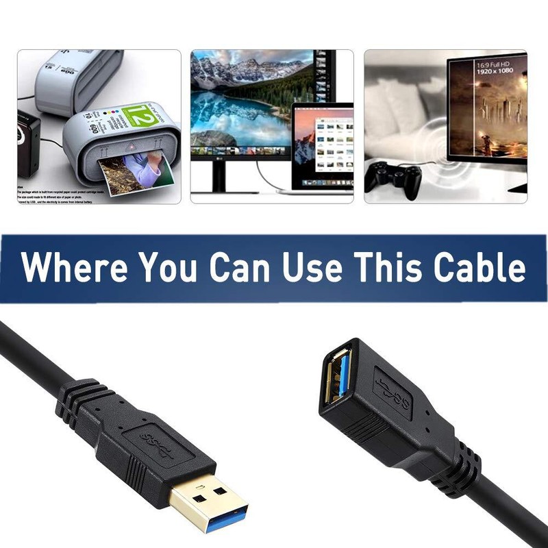 USB 3.0 Extension Cable 20 FTUSB Extender Cable 20 FT Type A Male to A Female... gallery