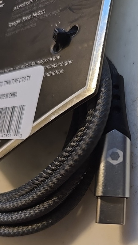 Celltronix Titanium 6' Tangle Free Heavy Duty Cable Type C to C Connectors - New gallery