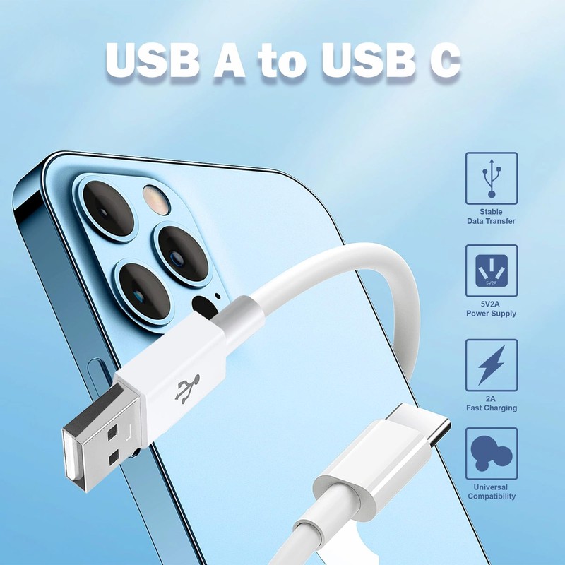 2 Pack 16.4ft/5M Power Extension Cable for Any USB-C Enabled Security Cameras... gallery