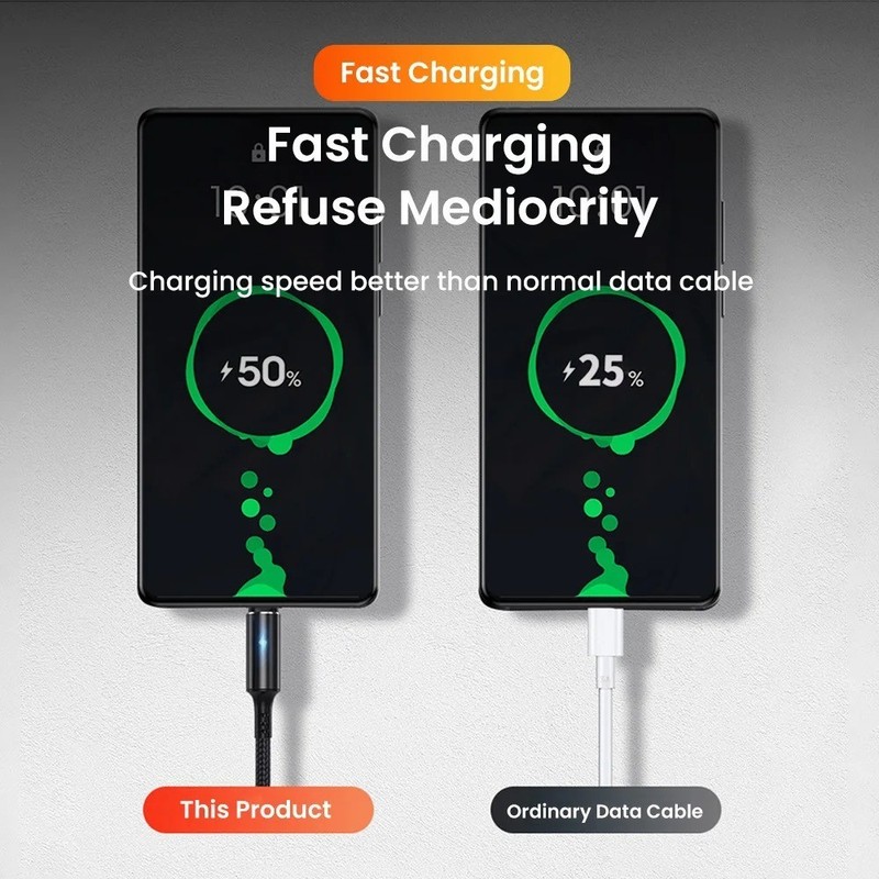 25cm Short USB Type C Cable 3A Data Micro USB Cable for iPhone Huawei Xiaomi gallery