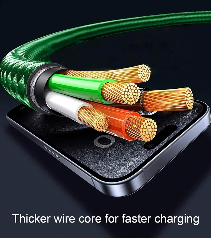 4FT 2 in 1 100W USB c to Dual USB C Fast Charging Cable, USB-C to Double Type... gallery