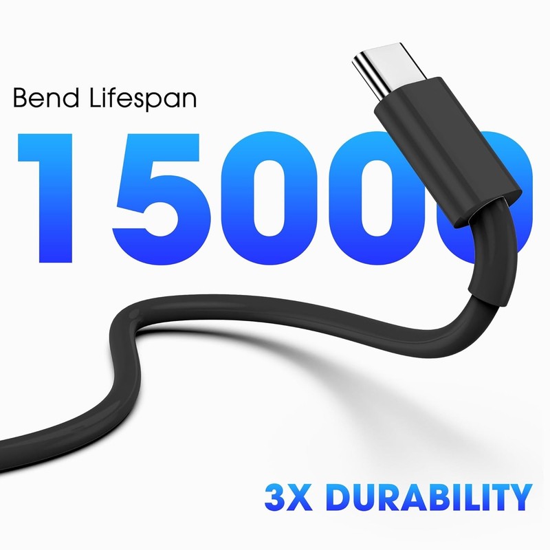 USB-C To Type-C Fast Charging Data SYNC Charger Cable Cor For Samsung 3/6 FT Lot gallery