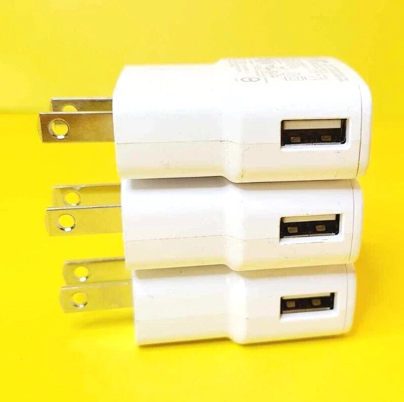 LOT 3x 100% GENUINE SAMSUNG WALL PLUG CHARGER USB AC POWER ADAPTER ETA0U61JWE gallery
