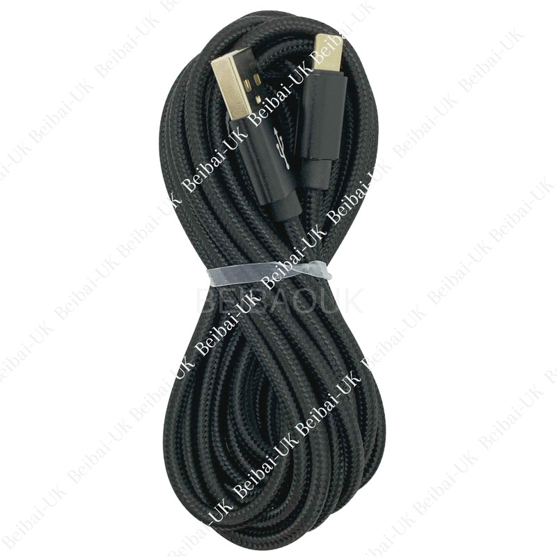 10Ft Braided USB Fast Charger Cable For iPhone 6 7 8 XR 11 12 Charging Data Cord
