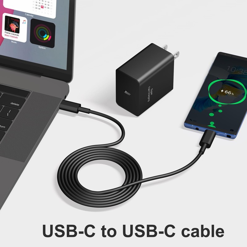 2 Pack 10FT Type C Charger Fast Charging 45W USB C Block Wall Power Supply gallery