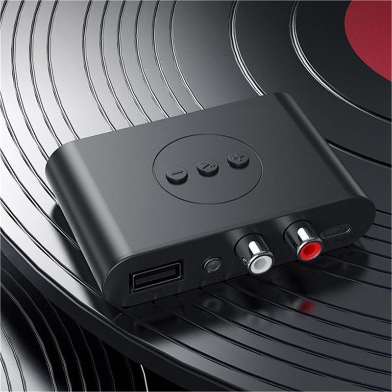 Bluetooth-Compatible 5.2 Receiver 3.5mm Jack Aux To 2 Rca Audio Stereo Adapter gallery