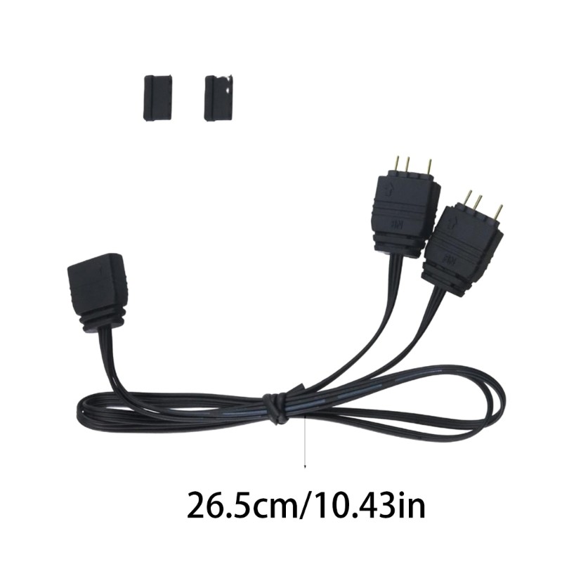5V 3Pin ARGB Splitter Cable 3Pins Extension Connector Cord Wire for LED Light gallery