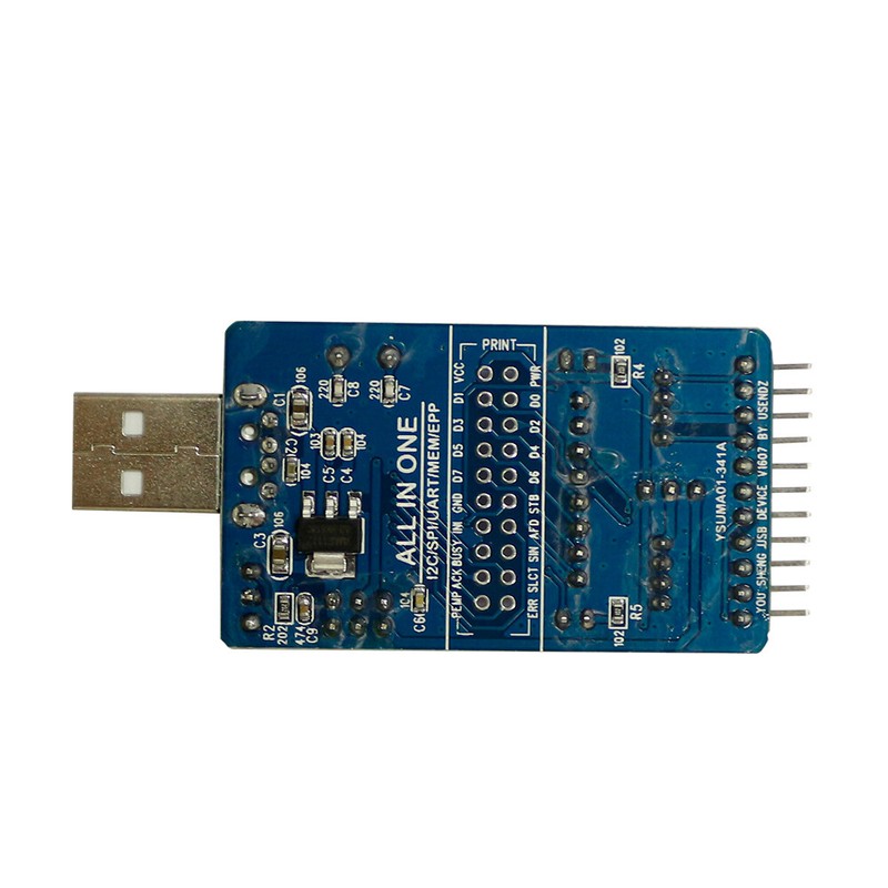ALL IN 1 USB to SPI/I2C/IIC/UART/TTL/ISP serial Adapter gallery