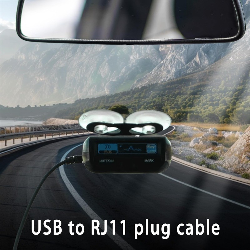 Radar Detector Cable, USB to RJ11 Plug Radar Detectors Power Cord, Replacement P gallery