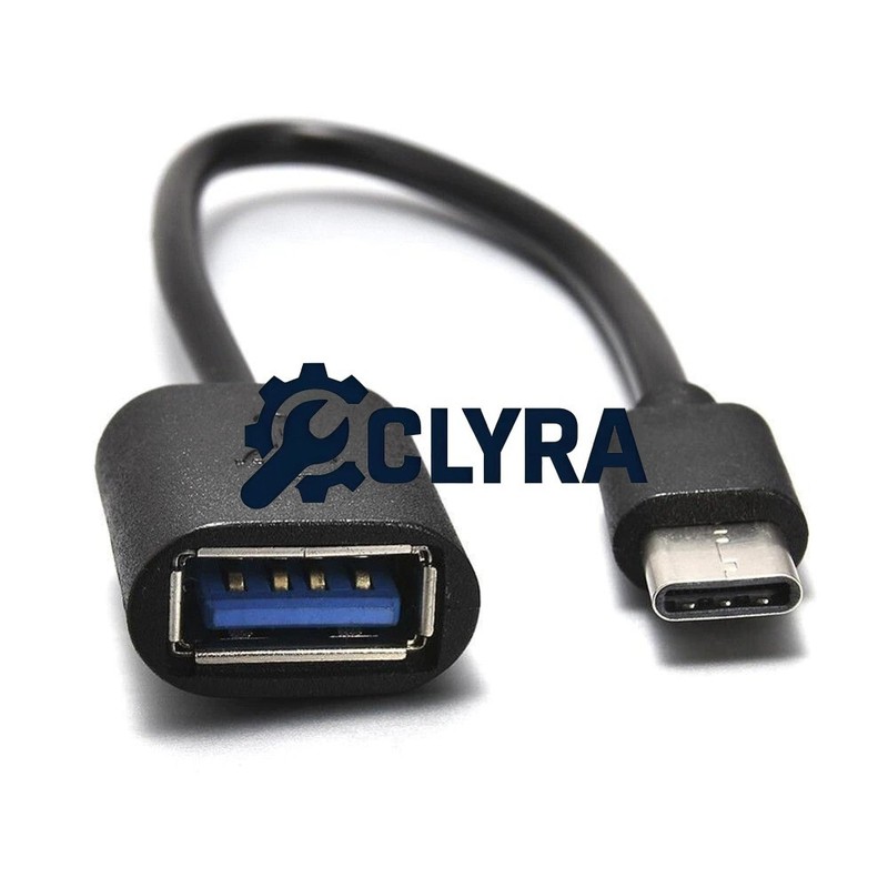 Black USB-C 3.1 Type C Male to USB 3.0 Type A Female OTG Converter Adapter Cable gallery