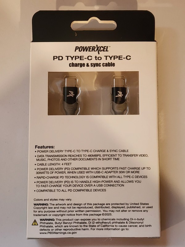 PowerXcel Charge & Sync Cable Fast Charging Strong & Rugged Shielding 4ft gallery