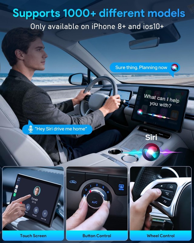 Visoud Wireless CarPlay Adapter iPhone Apple—Ultra Mini(60% Reduced Size),202... gallery