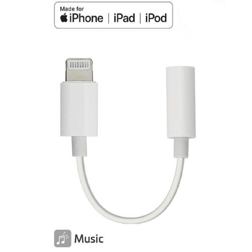 For iPhone Headphone lot Adapter Jack 8Pin to 3.5mm Aux Cord Dongle Converter gallery