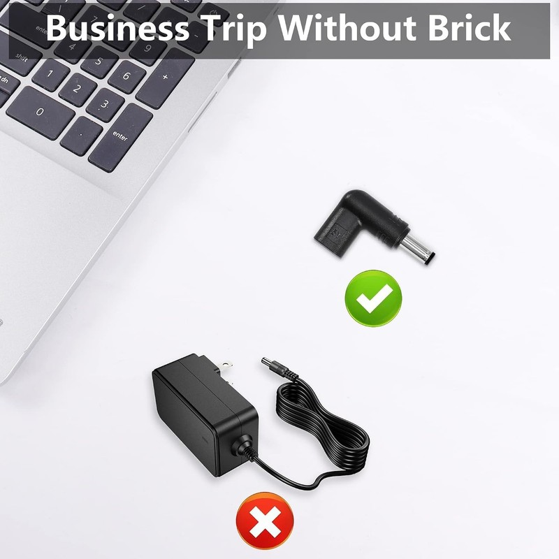 USB 3.1 Type C Female to DC Male Adapter, 90 Degre gallery
