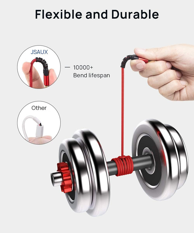 JSAUX Mini USB Cable[2-Pack 3.3Ft+6.6Ft], USB 2.0 Type a to Mini B Fast Charging gallery