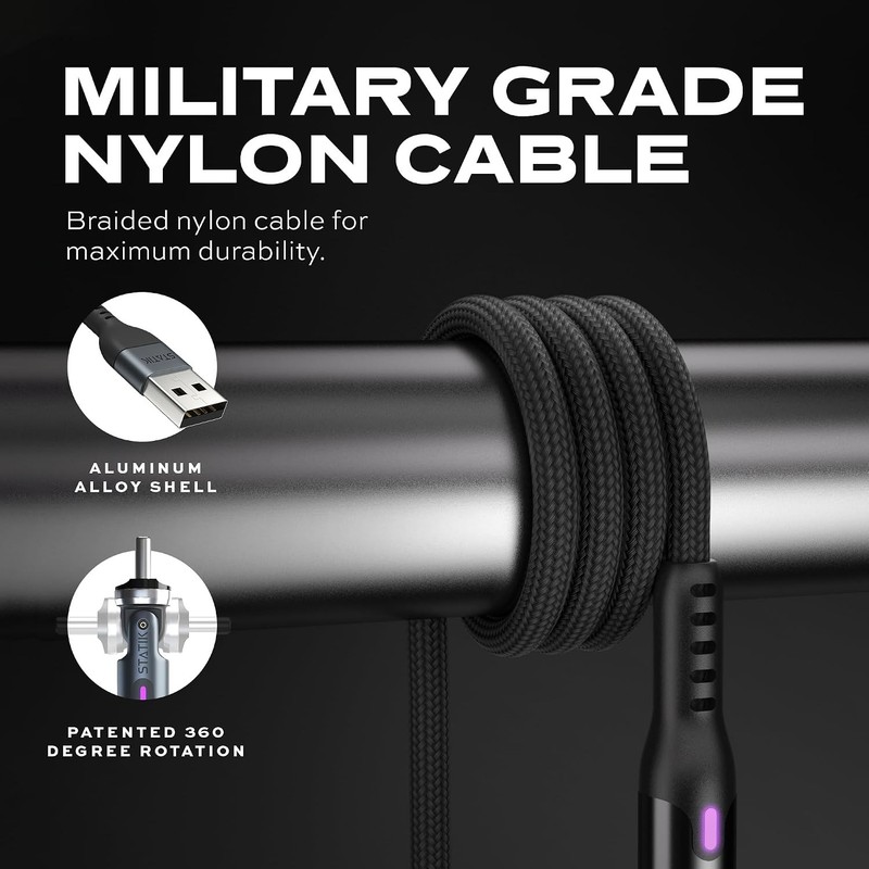 Right Angle USB C Cable 3-Pack by PowerPivot gallery