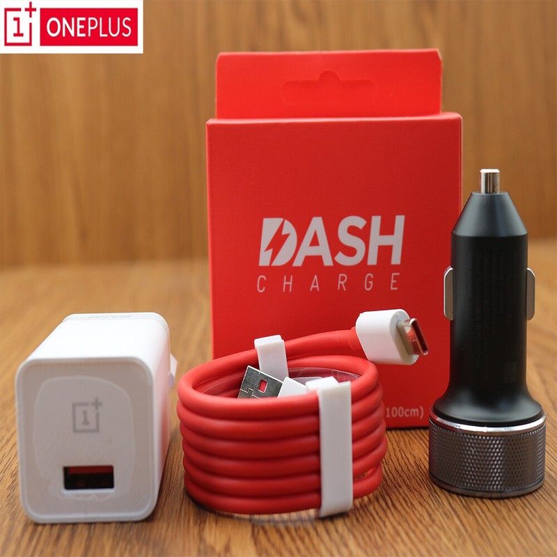 Original Oneplus 20W Dash Charging Fast Car Charger Adapter Type-C Cable 3T 5 6 gallery