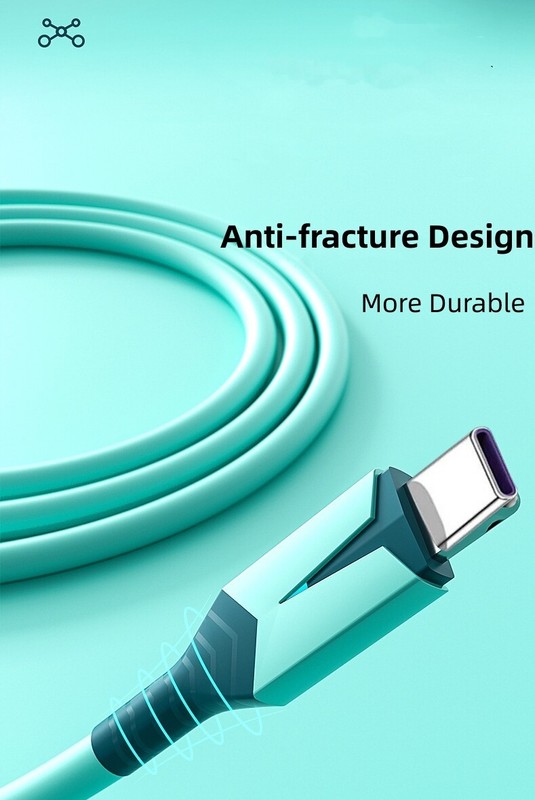 5PCS USB C Cable FAST Charger Charging Type-C Cord with LED Light gallery